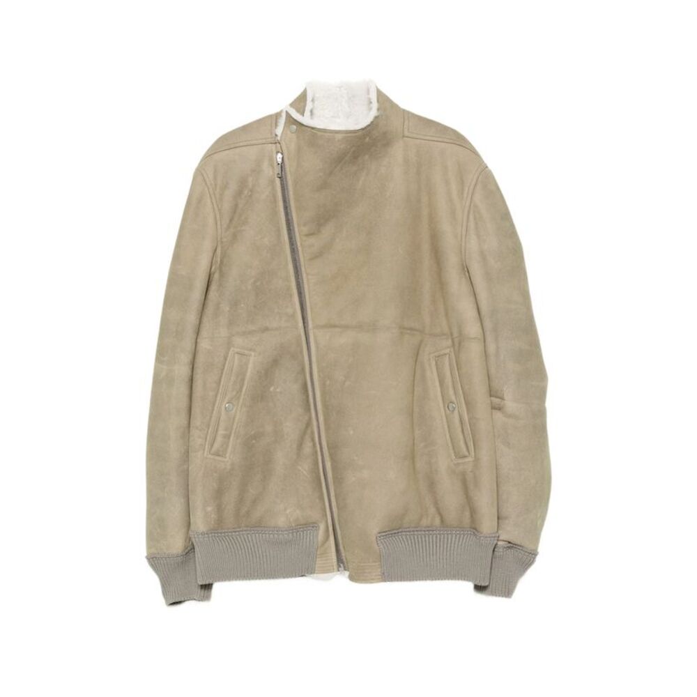 Rick Owens Green Jackets - Leather Jackets Men